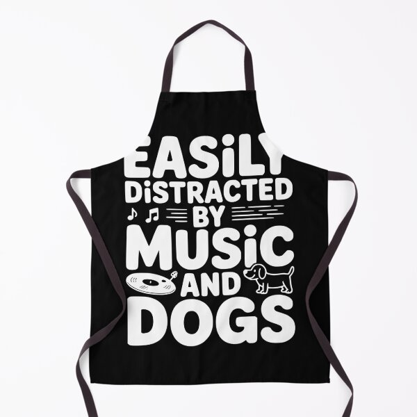 Item preview, Easily Distracted by Music and Dogs designed and sold by Frank Ring.