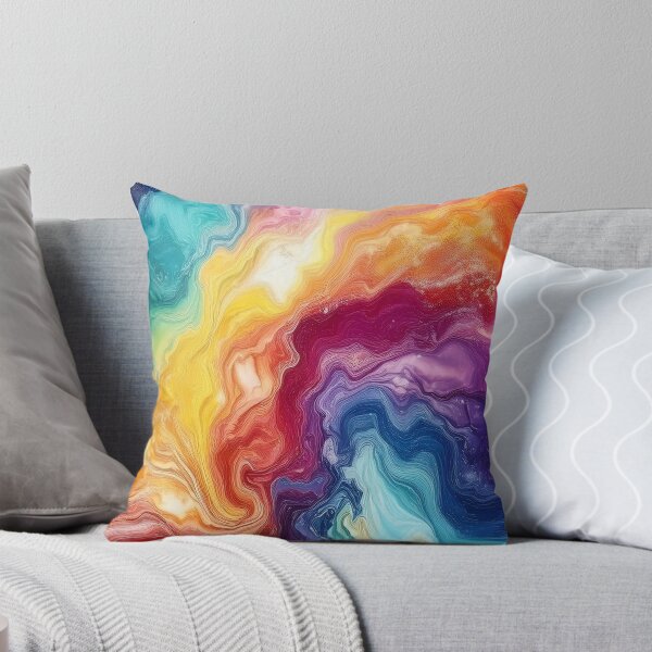 Item preview, Rainbow Serene Swirls - Abstract Marble designed and sold by RockitBaby.