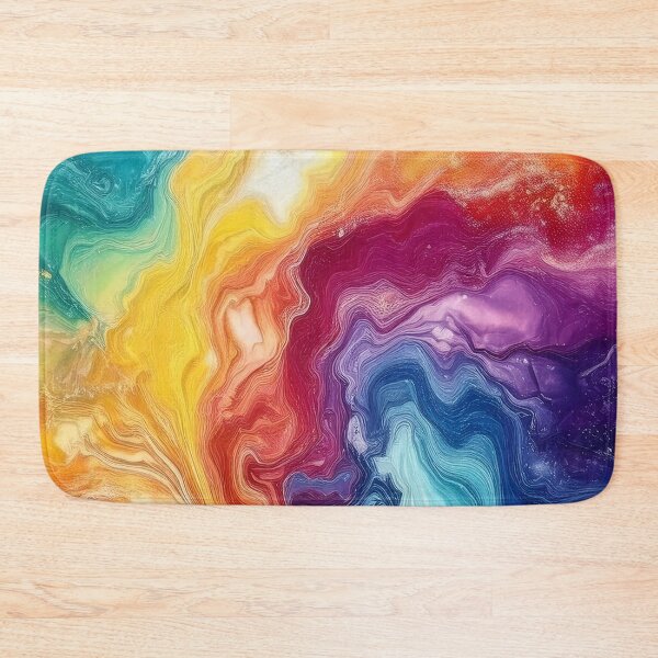 Item preview, Rainbow Serene Swirls - Abstract Marble designed and sold by RockitBaby.