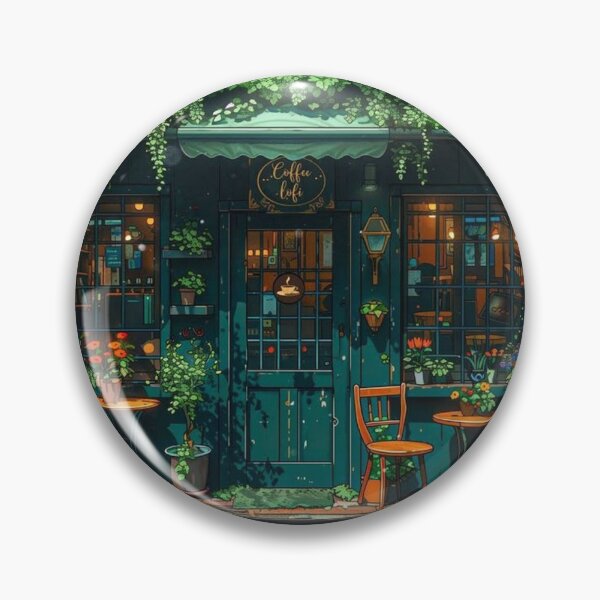 Item preview, Cozy Cottagecore Coffee Garden Cafe designed and sold by Oniyasha.