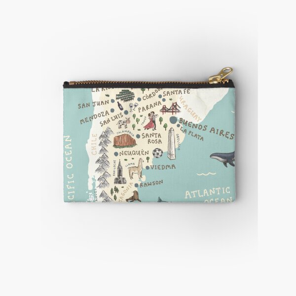 Item preview, Map of Argentina - Teal designed and sold by Those Pencil Shavings.