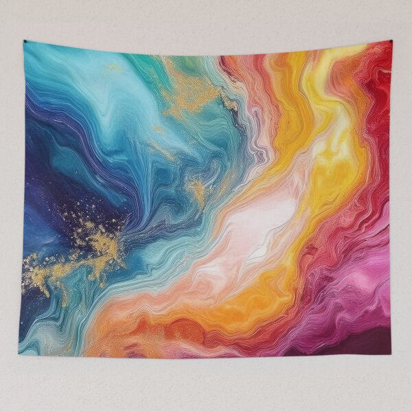 Item preview, Modern Rainbow - Abstract Marble designed and sold by RockitBaby.
