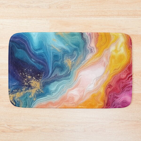 Item preview, Modern Rainbow - Abstract Marble designed and sold by RockitBaby.