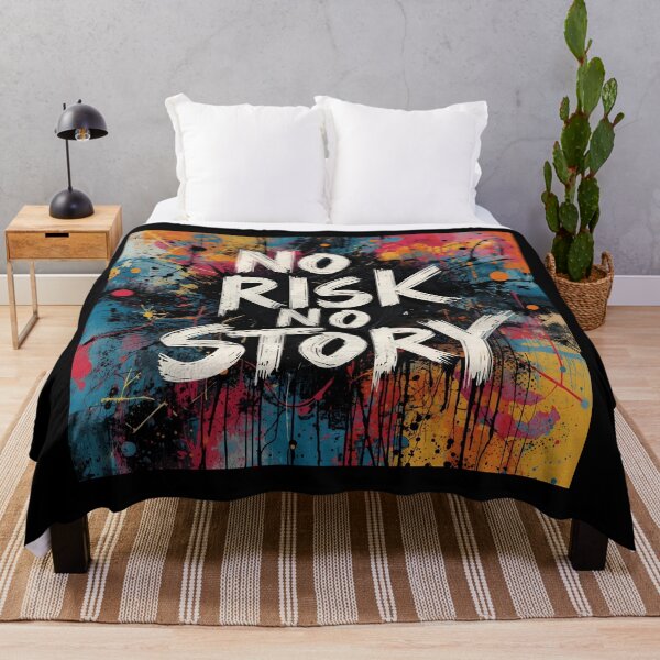 Item preview, No Risk No Story, you, gifts, funny, designed and sold by Ewelina Niemiec.