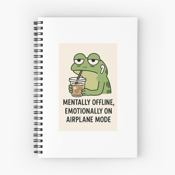 Item preview, Mentally Offline, Emotionally on Airplane Mode designed and sold by Viseo.