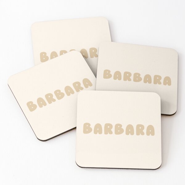 Item preview, Beige Barbara – Minimalist Personalized Name Design designed and sold by karolinahinc.