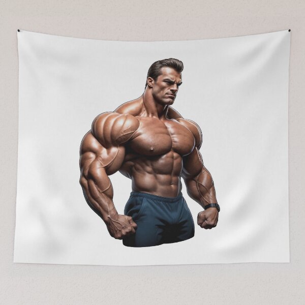 Item preview, Ultra Beast Mode – Hyper-Muscular Fitness Icon in Digital Form designed and sold by ForeverPrintsOK.