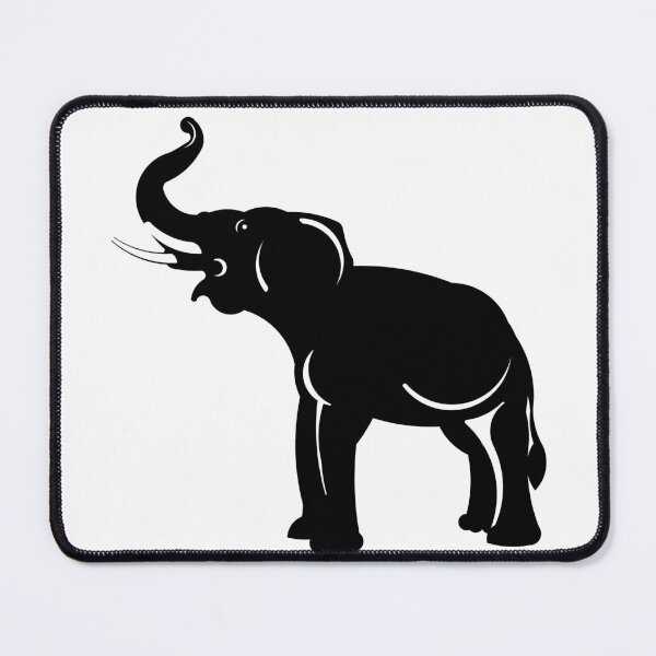 Item preview, Elephant, black and white vector illustration designed and sold by Keltoi-art.