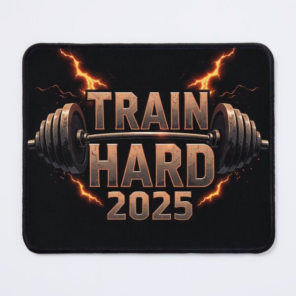 Item preview, Train Hard 2025 – power, motivation and extreme workout designed and sold by LoomisDreams.