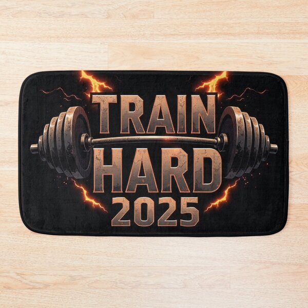Item preview, Train Hard 2025 – power, motivation and extreme workout designed and sold by LoomisDreams.