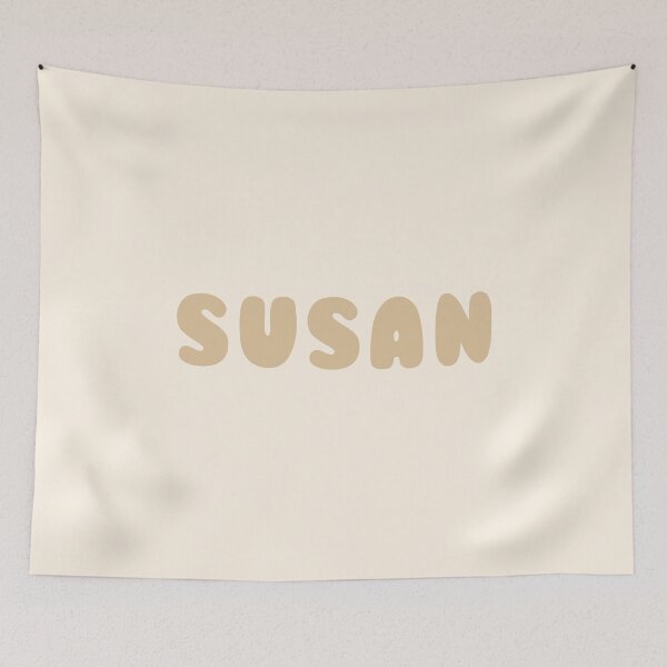 Item preview, Beige Susan – Minimalist Personalized Name Design designed and sold by karolinahinc.