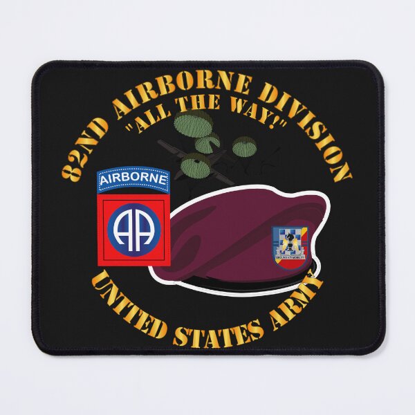 Item preview, Army - 82nd Airborne Div - Beret - Mass Tac - Maroon - 2nd Bn 82nd Avn Regt designed and sold by Military Insignia Products.