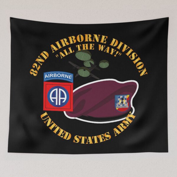 Item preview, Army - 82nd Airborne Div - Beret - Mass Tac - Maroon  - 2nd Bn 82nd Avn Regt designed and sold by Military Insignia Products.