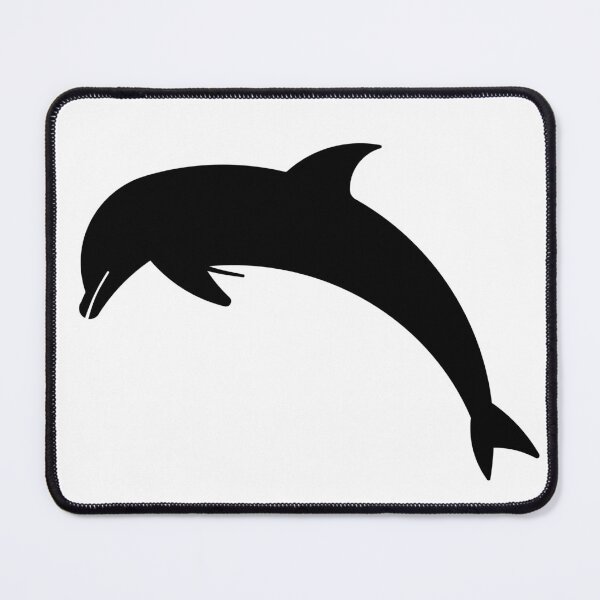 Item preview, dolphin, black and white vector illustration designed and sold by Keltoi-art.