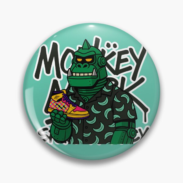 Item preview, MONKEY MARK – Robot Ape Sneaker Style designed and sold by DixTartare.