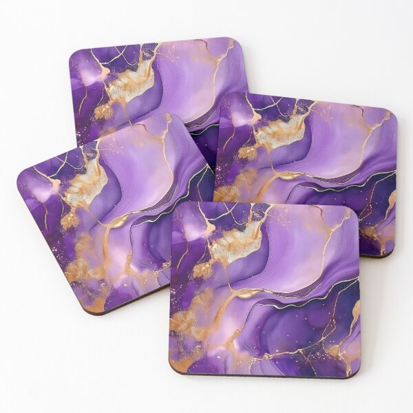 Item preview, Purple Fluid Form - Abstract Marble designed and sold by RockitBaby.