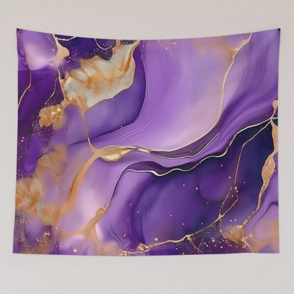 Item preview, Purple Fluid Form - Abstract Marble designed and sold by RockitBaby.