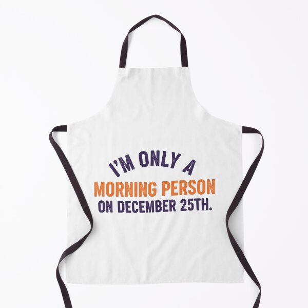 Item preview, I'M Only a Morning Person on Dec 25th Retro Design designed and sold by MofazStyle.