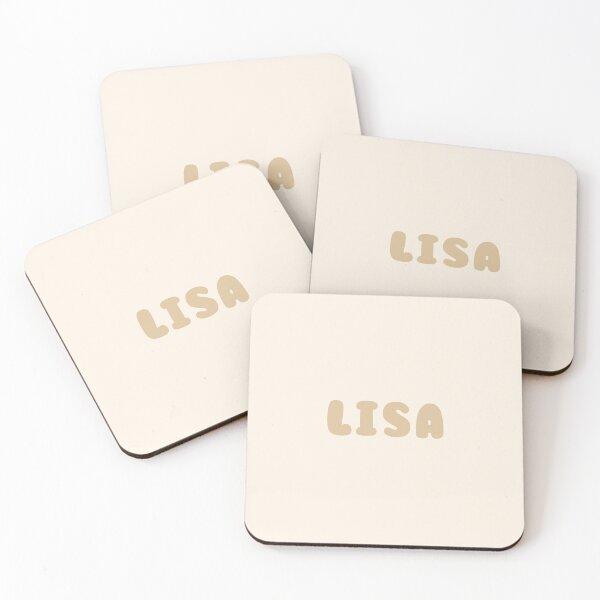 Item preview, Beige Lisa – Minimalist Personalized Name Design designed and sold by karolinahinc.