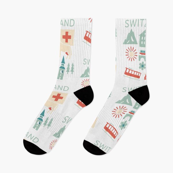 Item preview, Colorful Switzerland Travel Icons designed and sold by Gaby112703.