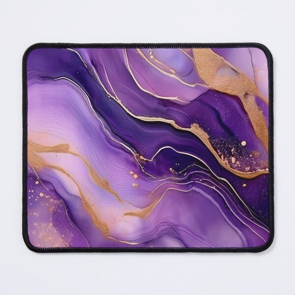 Item preview, Purple and Gold Color Veins - Abstract Marble designed and sold by RockitBaby.