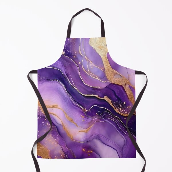 Item preview, Purple and Gold Color Veins - Abstract Marble designed and sold by RockitBaby.
