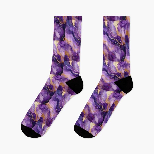 Item preview, Purple and Gold Color Veins - Abstract Marble designed and sold by RockitBaby.