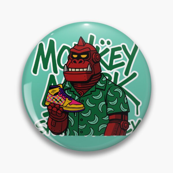 Item preview, MONKEY MARK – Robot Ape Sneaker Style designed and sold by DixTartare.