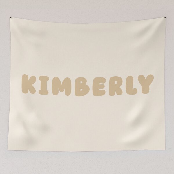 Item preview, Beige Kimberly – Minimalist Personalized Name Design designed and sold by karolinahinc.