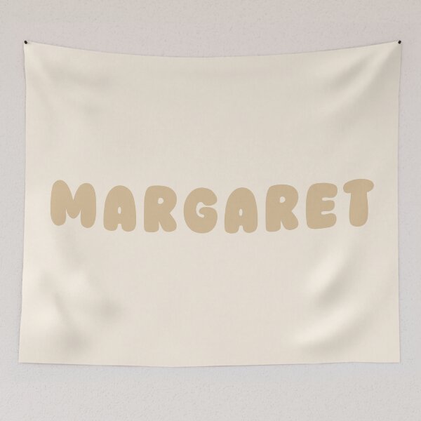 Item preview, Beige Margaret – Minimalist Personalized Name Design designed and sold by karolinahinc.