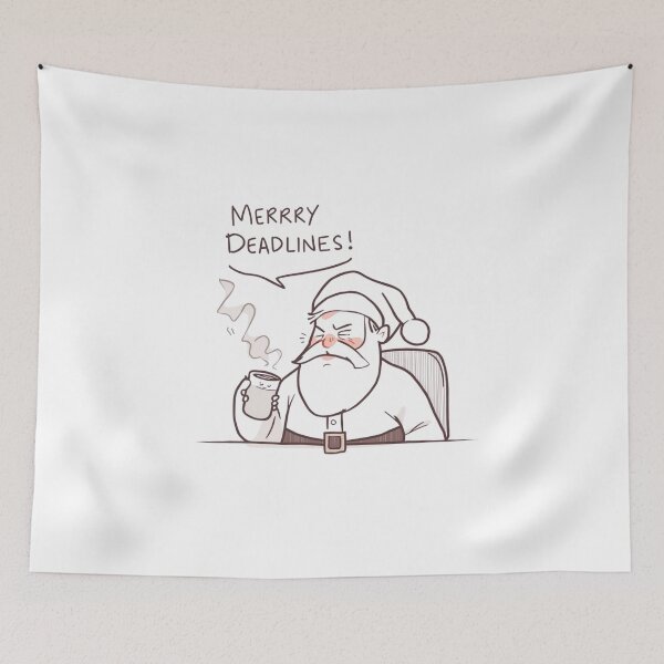 Item preview, Merry Deadlines — Christmas Office Meme designed and sold by xMErCUrY03x.