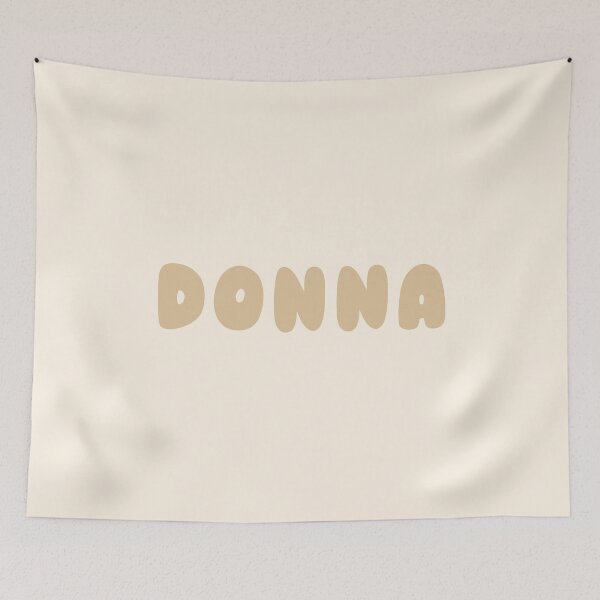 Item preview, Beige Donna – Minimalist Personalized Name Design designed and sold by karolinahinc.