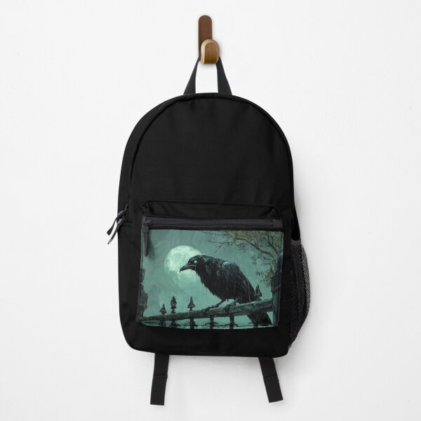 Item preview, Gothic Raven Moonlit Cemetery Night designed and sold by Oniyasha.