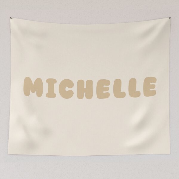 Item preview, Beige Michelle – Minimalist Personalized Name Design designed and sold by karolinahinc.
