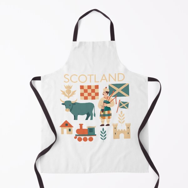Item preview, Colorful Scotland Travel Icons designed and sold by Gaby112703.