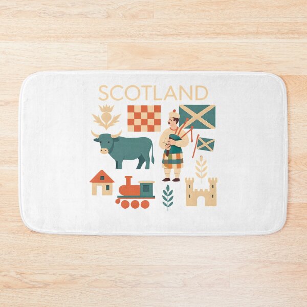 Item preview, Colorful Scotland Travel Icons designed and sold by Gaby112703.