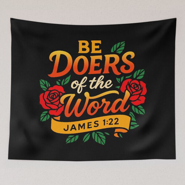 Item preview, James 1:22 Be Doers Of The Word designed and sold by plushism.