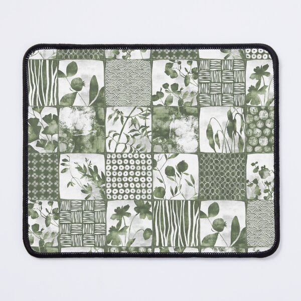 Item preview, Nippon Cheater Quilt Olive Sage Green White designed and sold by Delinda Graphic Studio.