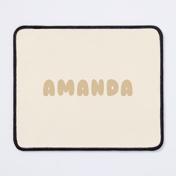 Item preview, Beige Amanda – Minimalist Personalized Name Design designed and sold by karolinahinc.