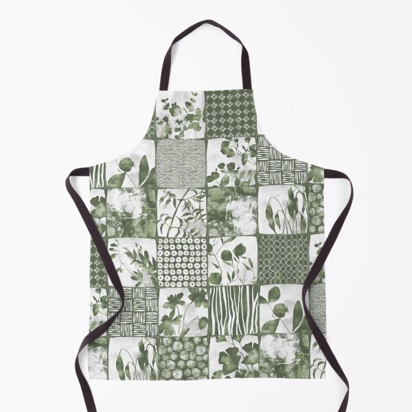 Item preview, Nippon Cheater Quilt Olive Sage Green White designed and sold by Delinda Graphic Studio.