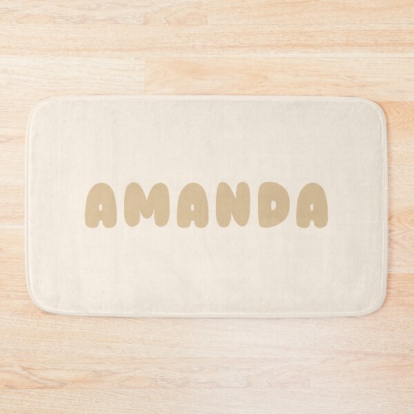 Item preview, Beige Amanda – Minimalist Personalized Name Design designed and sold by karolinahinc.