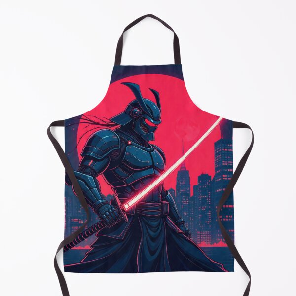 Item preview, Cyber Samurai – honor of the future under the red moon designed and sold by LoomisDreams.