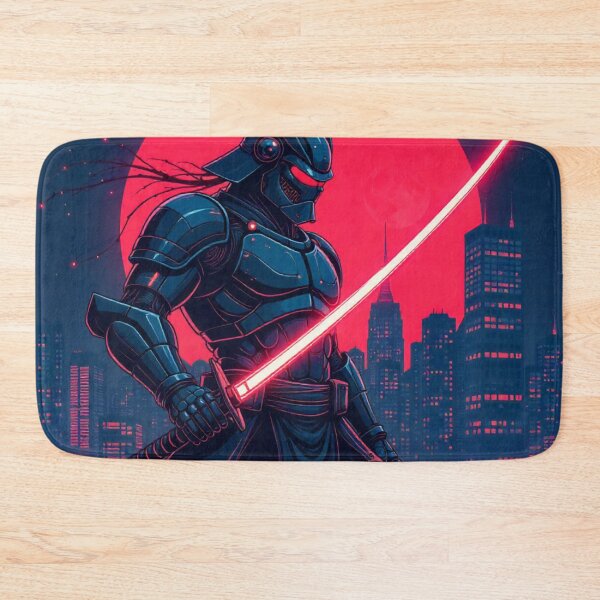 Item preview, Cyber Samurai – honor of the future under the red moon designed and sold by LoomisDreams.
