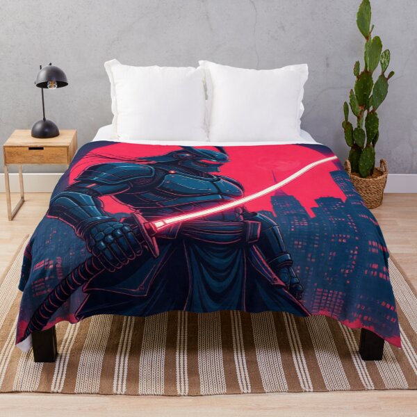 Item preview, Cyber Samurai – honor of the future under the red moon designed and sold by LoomisDreams.