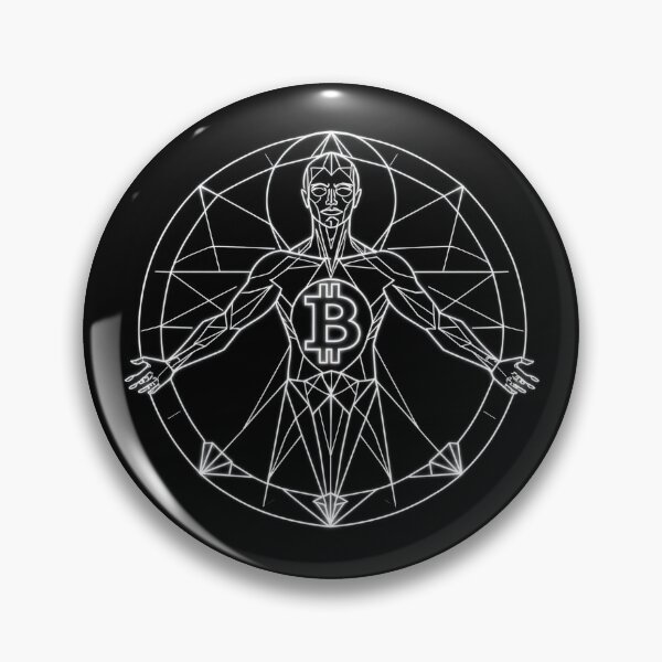 Item preview, Bitcoin Halo Geometry – Spiritual Crypto Energy Symbol designed and sold by Benito Del Ray.