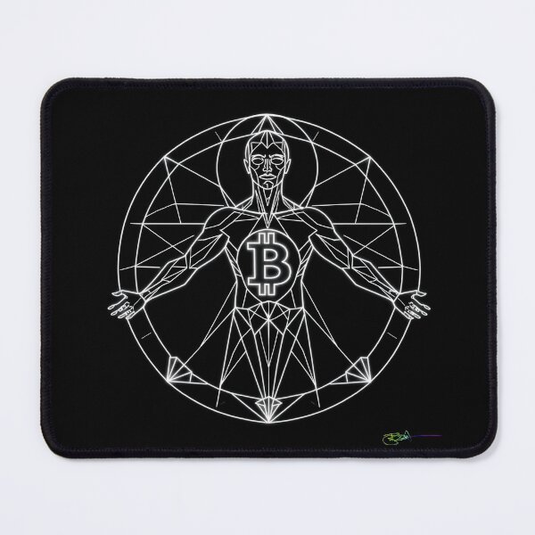 Item preview, Bitcoin Halo Geometry – Spiritual Crypto Energy Symbol designed and sold by Benito Del Ray.