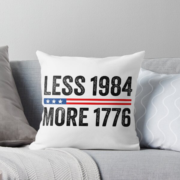 Item preview, Less 1984 More 1776 - Pro Democracy USA Flag designed and sold by PixVib.