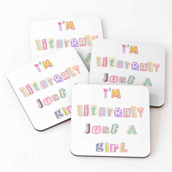 Item preview, Retro Magazine Letters - “I’m Literally Just A Girl” designed and sold by SaltedBeachPaperie.