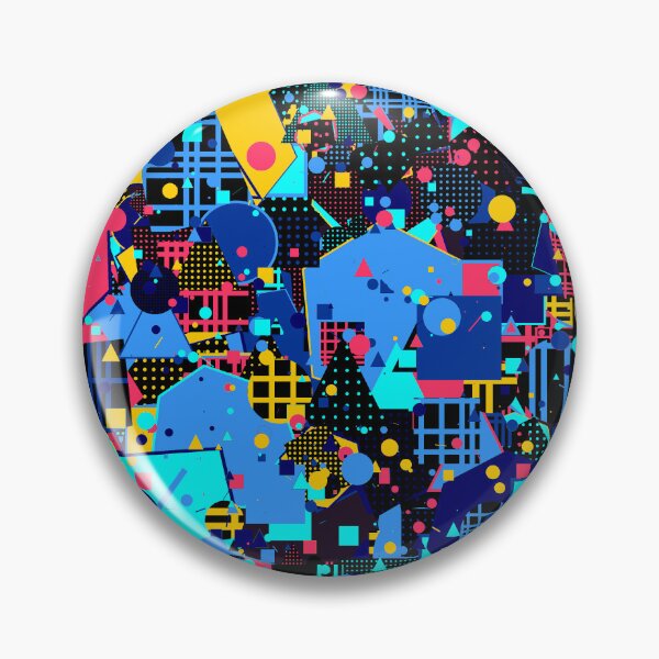 Item preview, Hyper-Neon Abstract Generative Art | Electric Blue & Purple Geometric Design designed and sold by itsmig.