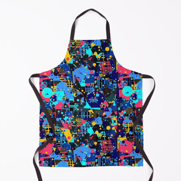 Item preview, Hyper-Neon Abstract Generative Art | Electric Blue & Purple Geometric Design designed and sold by itsmig.